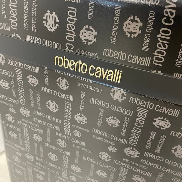 ROBERTO CAVALLI TRAVEL LUGGAGE ROLLING SUITCASE 28' VERSATILE SOPHISTICATED - Picture 12 of 12
